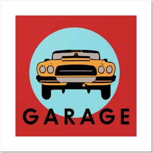 Garage and classic car Posters and Art